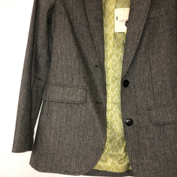 QMack gray tweed academia blazer jacket Size XS‎ new - Picture 1 of 16